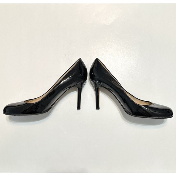 KATE SPADE Heels Women’s Size 9.5 AA Patent Black Pump Shoes - Picture 6 of 14